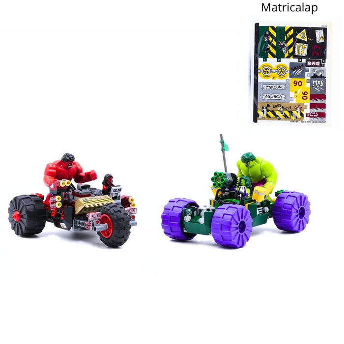 LEGO Marvel 76078 Hulk és Vörös Hulk összecsapása