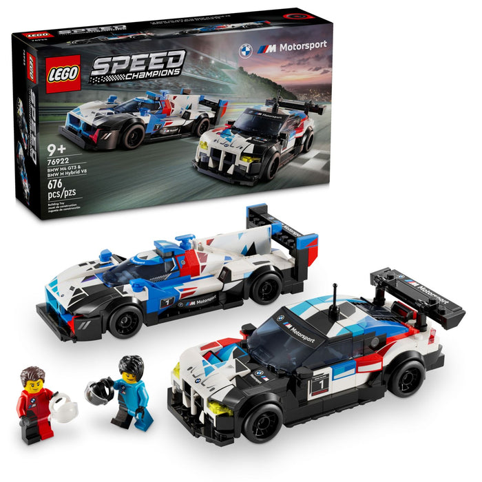 Lego Speed Champions 76922 BMW M4 GT3 & BMW M Hybrid V8 versenyautók